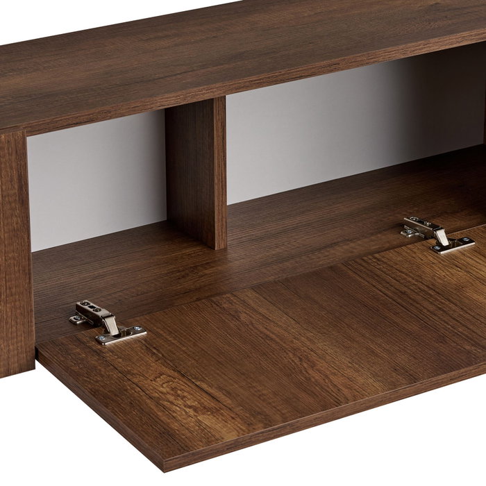 Nordure Nexus Soporte para TV Nogal Barok y Negro